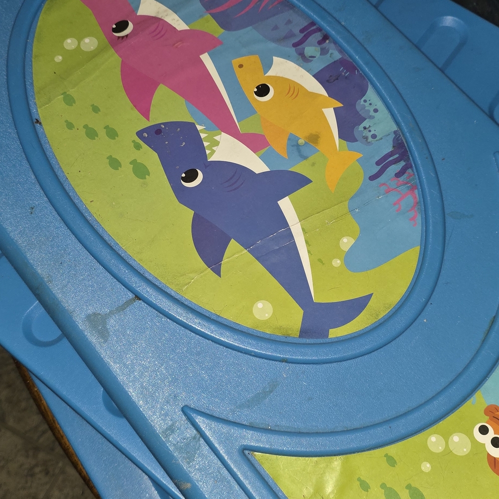 Colorful Shark Design Blue Case - Picture 2 of 2